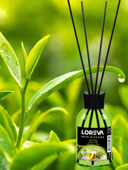 Loreva ­Аромадиффузор для дома Loreva Зеленый чай 55ml модель 001-03 — фото - INTERTOP