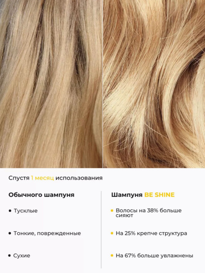 Prosto ­Шампунь BE SHINE для сияния и блеска волос модель 4870231230141 — фото 6 - INTERTOP