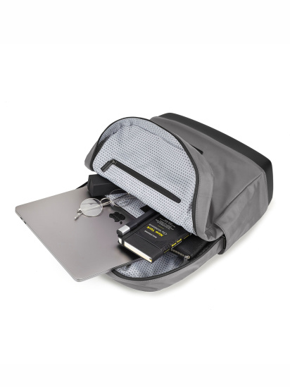 Рюкзак Moleskine THE BACKPACK RIPSTOP модель ET20SCC033BKG3 — фото 3 - INTERTOP