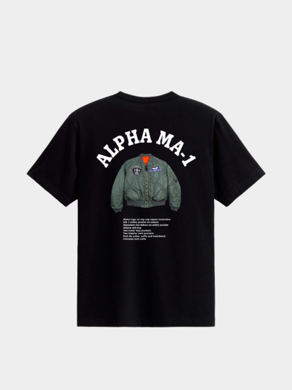 Футболка Alpha Industries модель UTA54003PK_001 — фото - INTERTOP