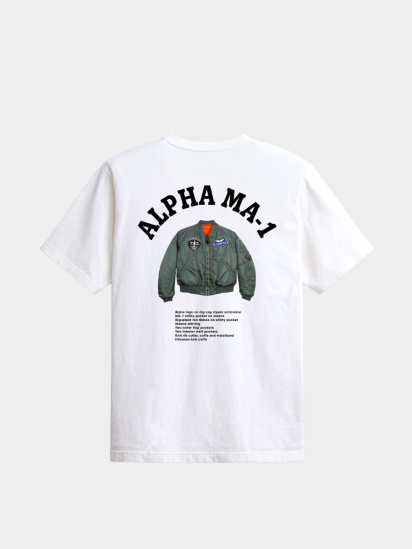 Футболка Alpha Industries модель UTA54003PK_100 — фото - INTERTOP