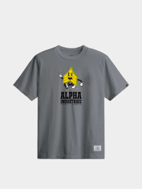 Серый - Футболка Alpha Industries