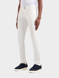 Белый - Зауженные джинсы Emporio Armani