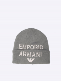 Серый - Шапка Emporio Armani