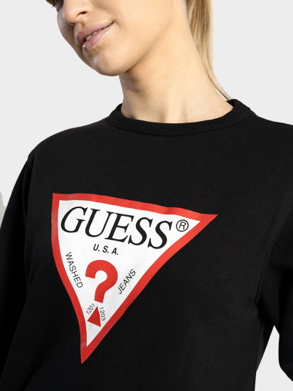 Свитшот GUESS модель W2YQ16-KBA10-JBLK — фото 3 - INTERTOP