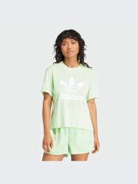 Зелёный - Футболка Adidas Trefoil