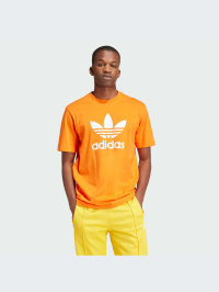 Оранжевый - Футболка adidas Adicolor