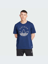 Синий - Футболка adidas