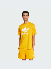 Оранжевый - Футболка adidas Adicolor