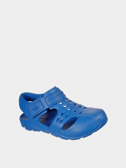 Шлепанцы Skechers модель 406485L BLU — фото - INTERTOP