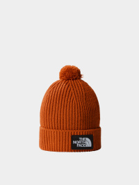 Коричневый - Шапка TNF LOGO BOX POM BEANIE