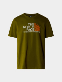 Оливковый - Футболка The North Face