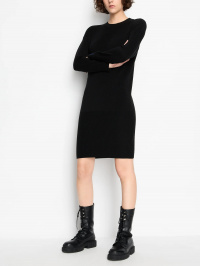 Чёрный - Платье миди Armani Exchange