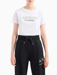 Белый - Футболка Armani Exchange