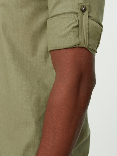 Рубашка с длинным рукавом Trendyol модель TMNSS20GO0189/Yesil — фото 4 - INTERTOP