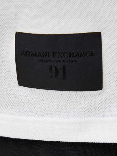 Поло Armani Exchange модель 6RZFLM-ZJM5Z-1116 — фото 4 - INTERTOP