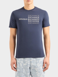 Тёмно-синий - Футболка Armani Exchange