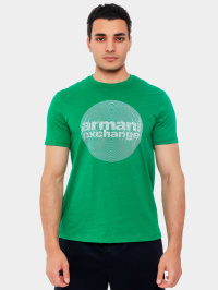 Зелёный - Футболка Armani Exchange