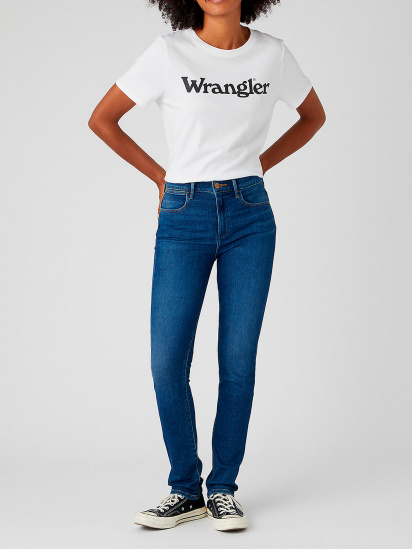 Зауженные джинсы Wrangler модель W26LZM23Z_34 — фото 3 - INTERTOP